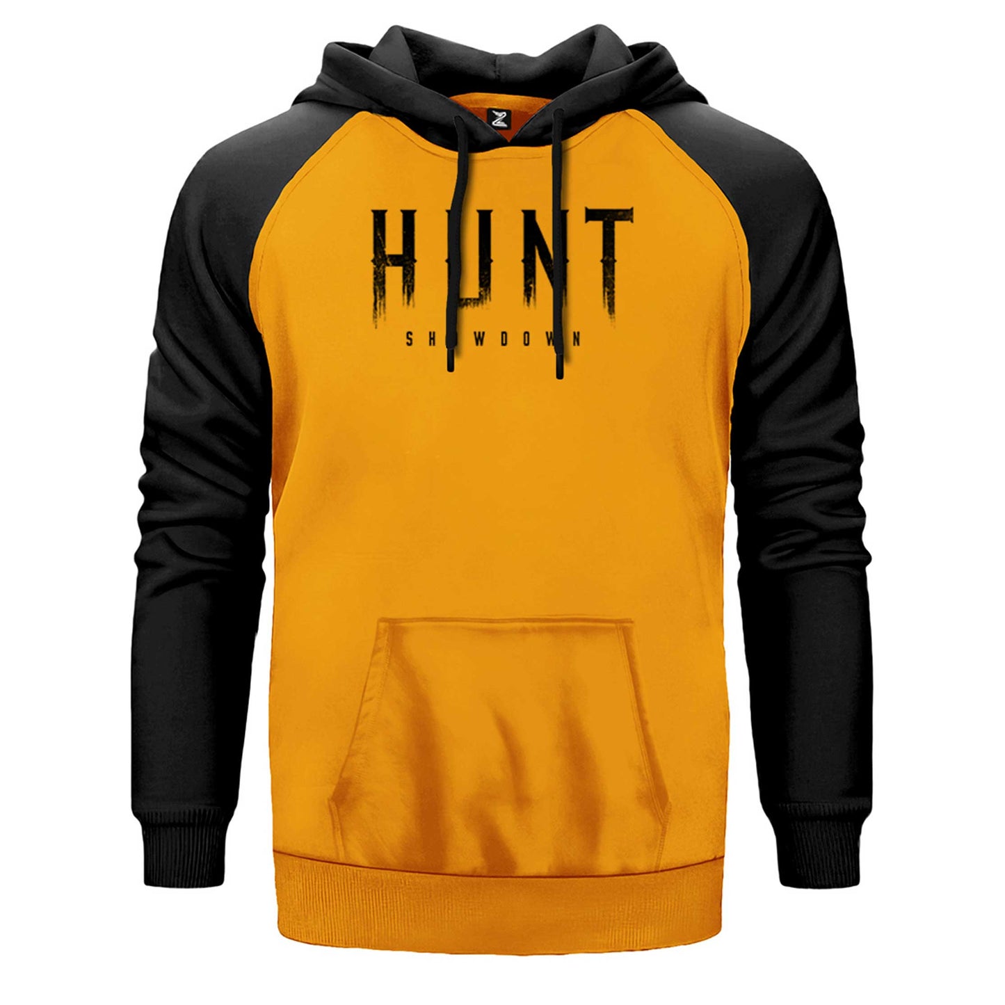 Hunt Showdown Black Text Çift Renk Reglan Kol Sweatshirt