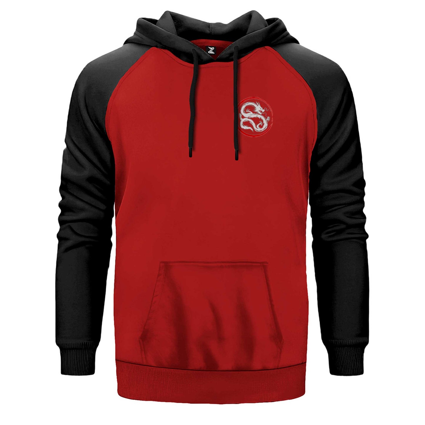 Dragon Karate Çift Renk Reglan Kol Sweatshirt