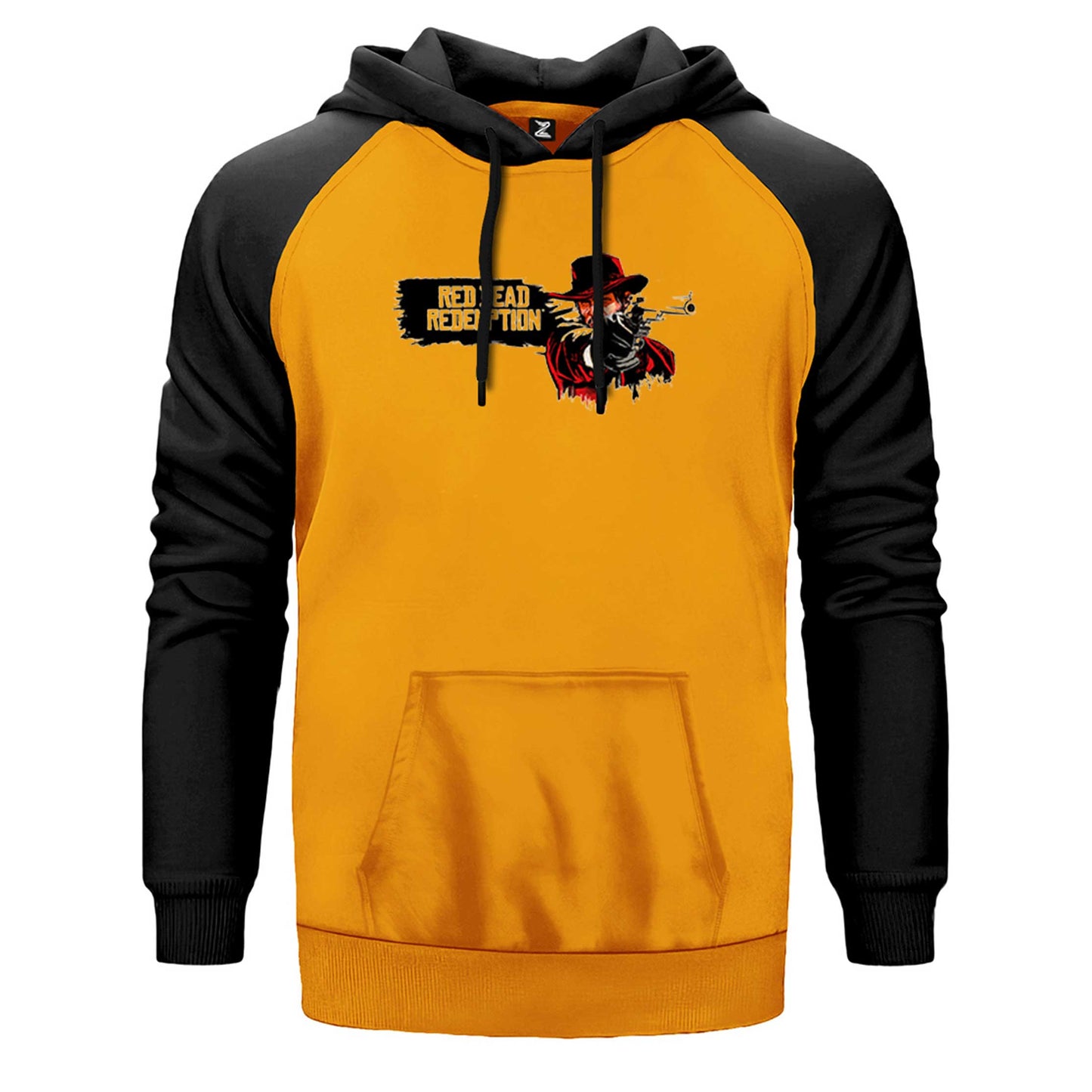 Red Dead Redemption 2 Afiş Çift Renk Reglan Kol Sweatshirt