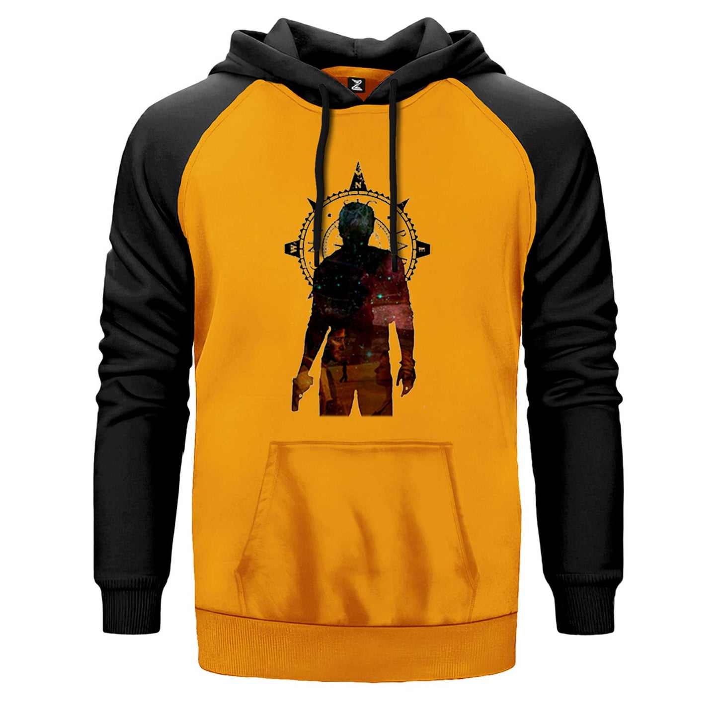 Uncharted 4 Nathan Drake Adventure Çift Renk Reglan Kol Sweatshirt