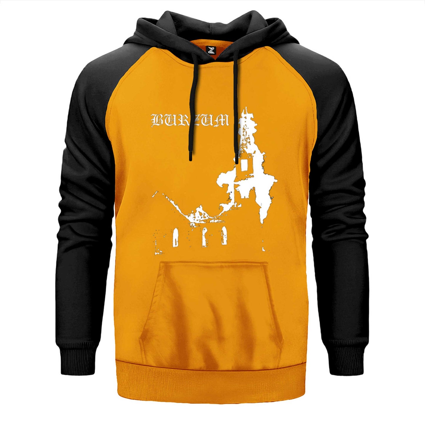 Burzum Burn Church Çift Renk Reglan Kol Sweatshirt