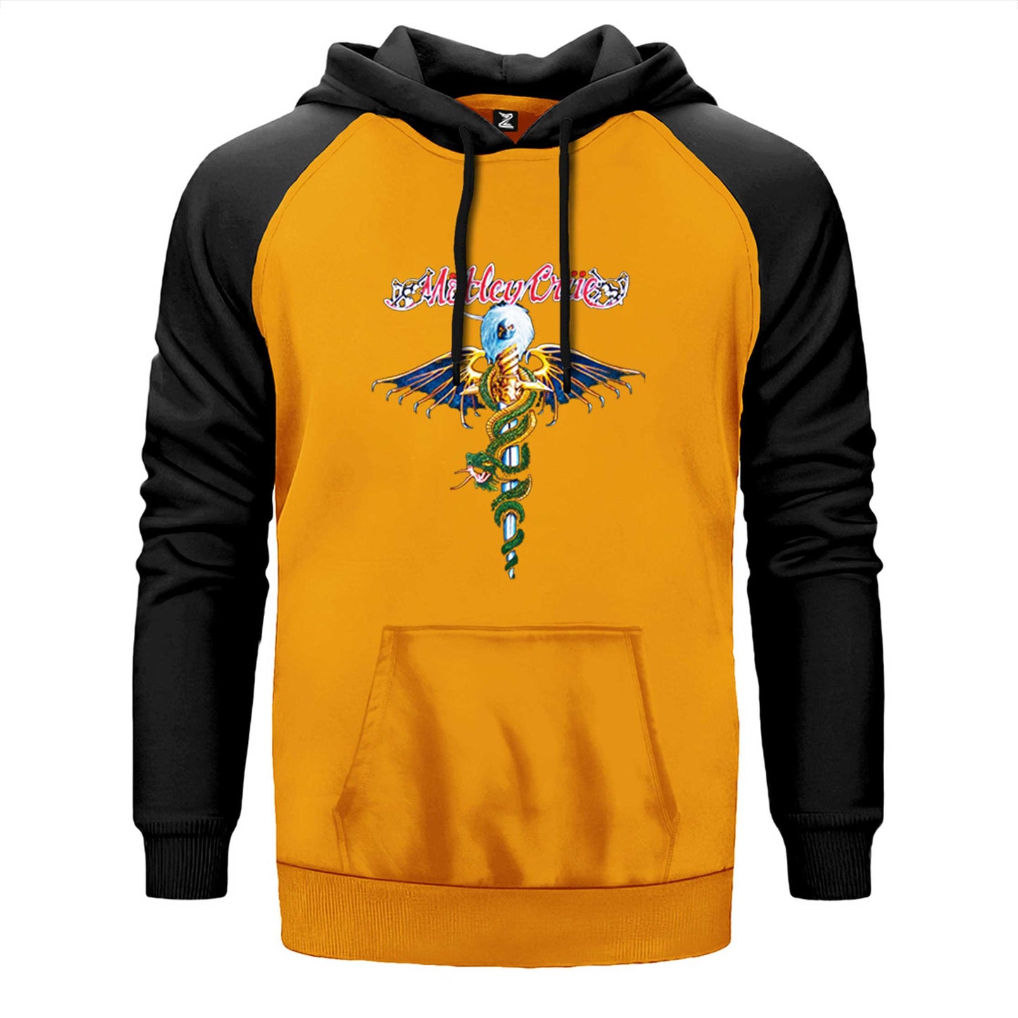 Mötley Crüe Dr. Feelgood Çift Renk Reglan Kol Sweatshirt