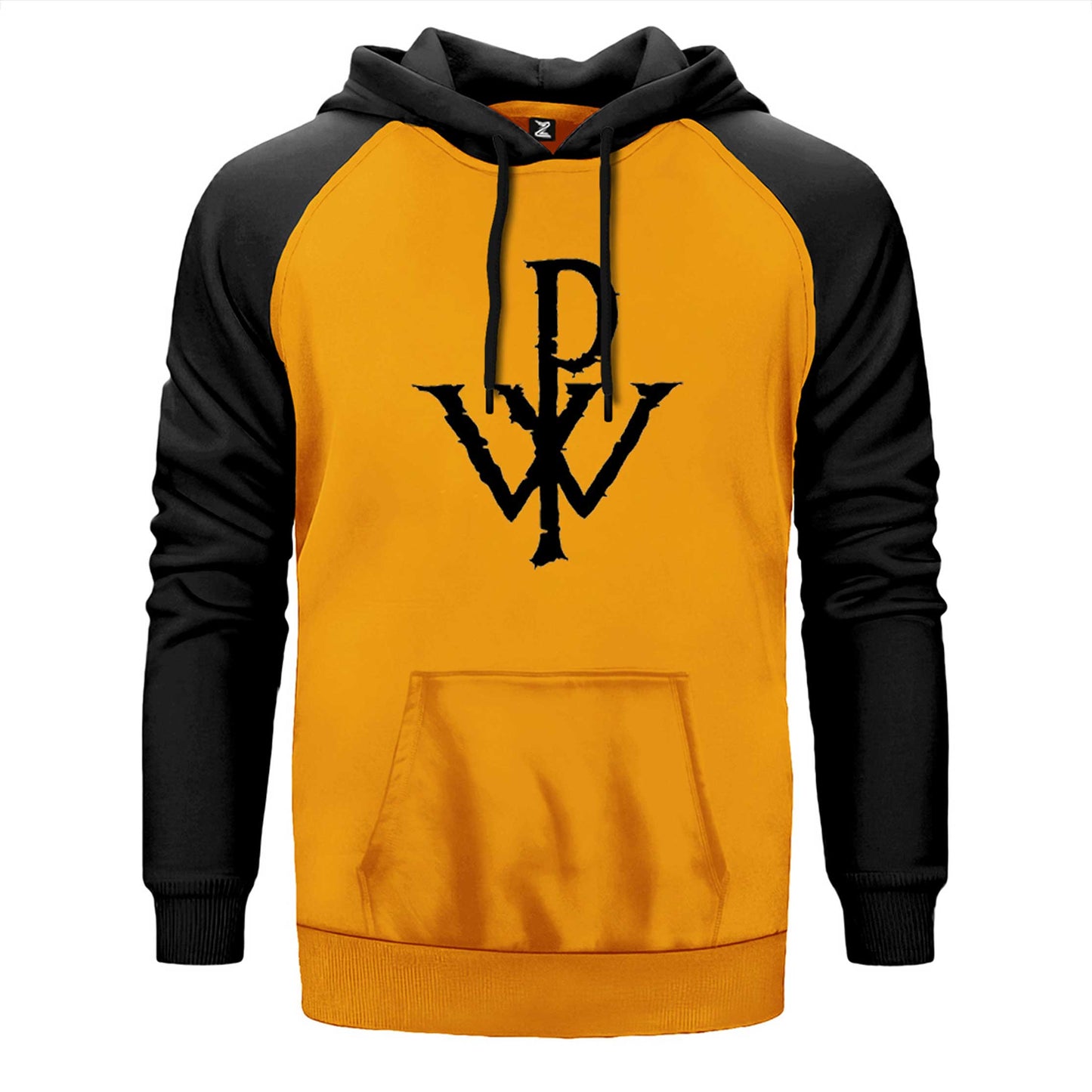 Powerwolf Logo Design Çift Renk Reglan Kol Sweatshirt