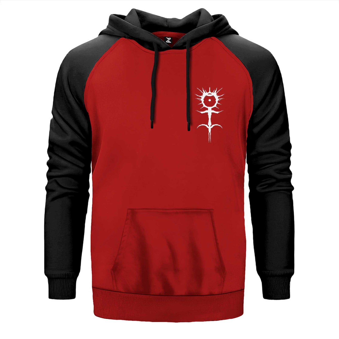 Ghostemane Logo Çift Renk Reglan Kol Sweatshirt