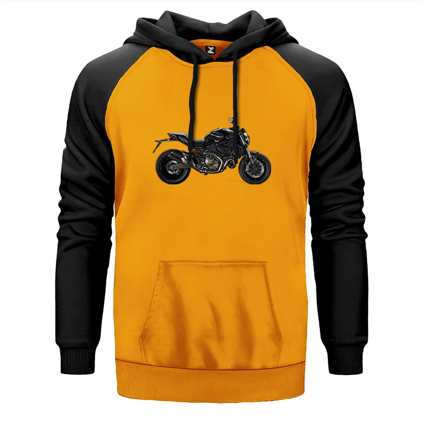 Ducati Monster Motosiklet Canavarı 821 Çift Renk Reglan Kol Sweatshirt