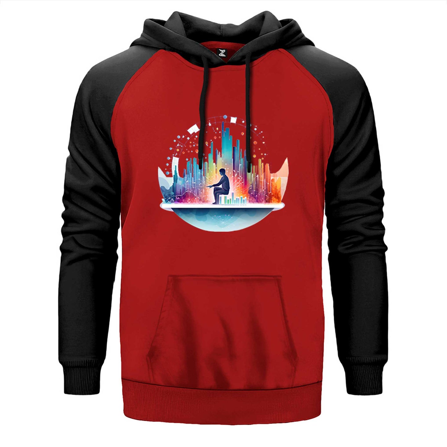 Middleware Çift Renk Reglan Kol Sweatshirt