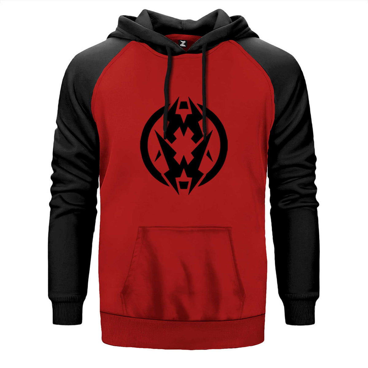 Municipal Waste Logo Çift Renk Reglan Kol Sweatshirt
