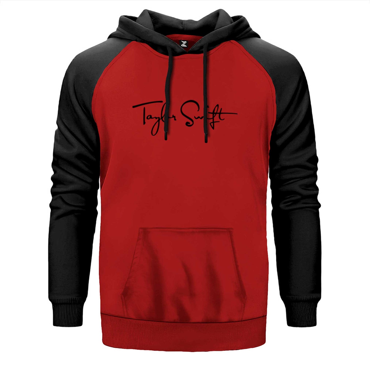 Taylor Swift İmza Çift Renk Reglan Kol Sweatshirt