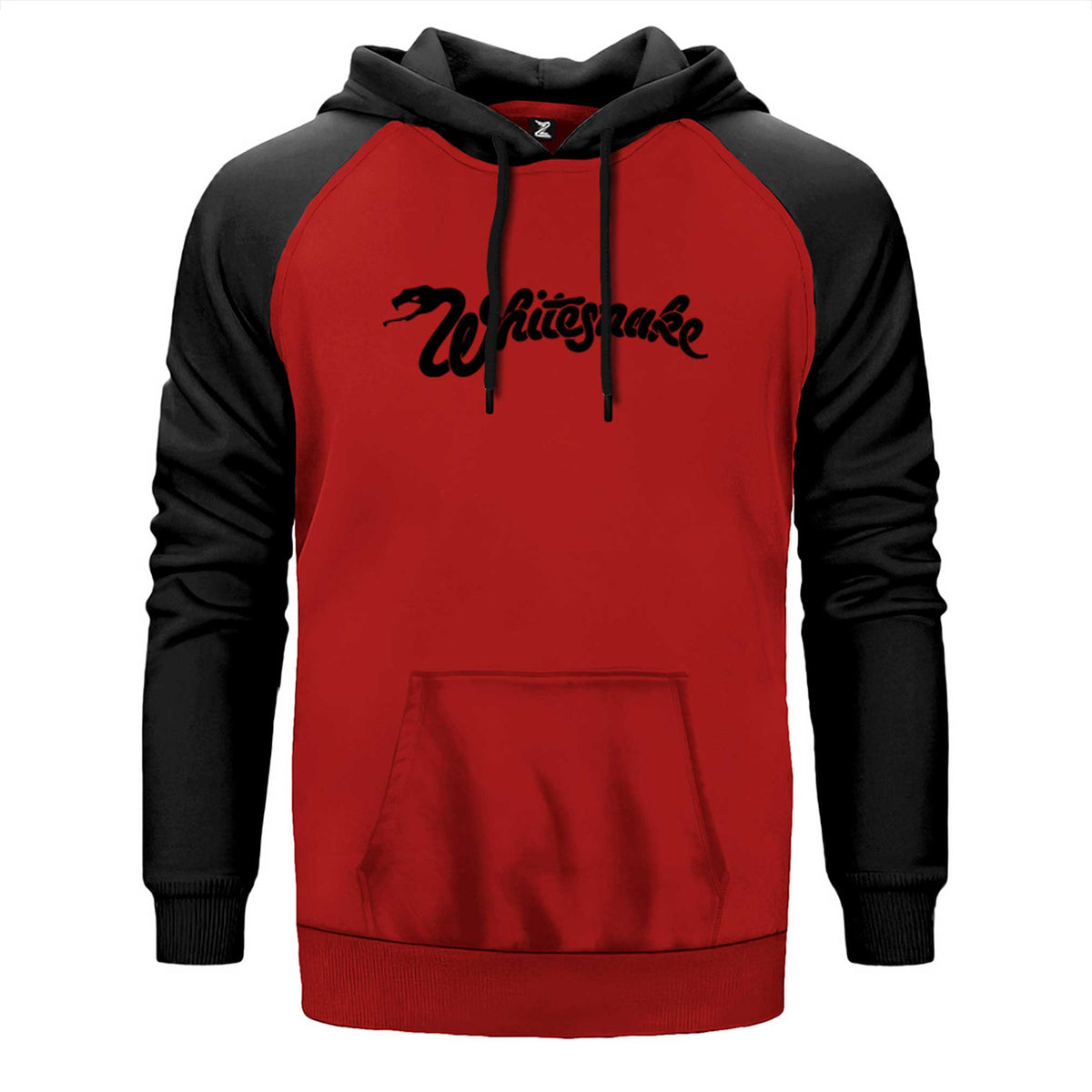Whitesnake Logo Text Çift Renk Reglan Kol Sweatshirt