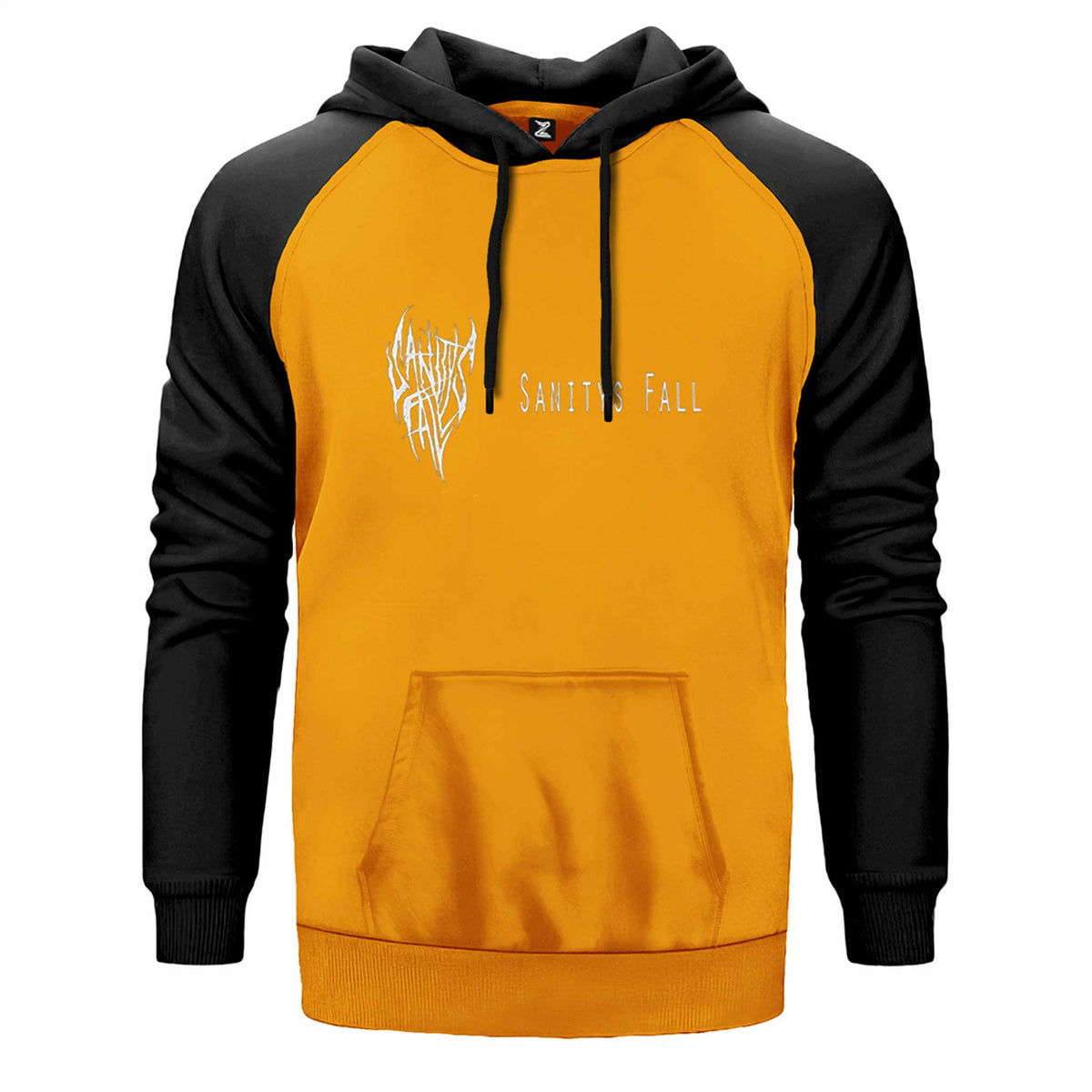 Sanitys Fall Text Çift Renk Reglan Kol Sweatshirt