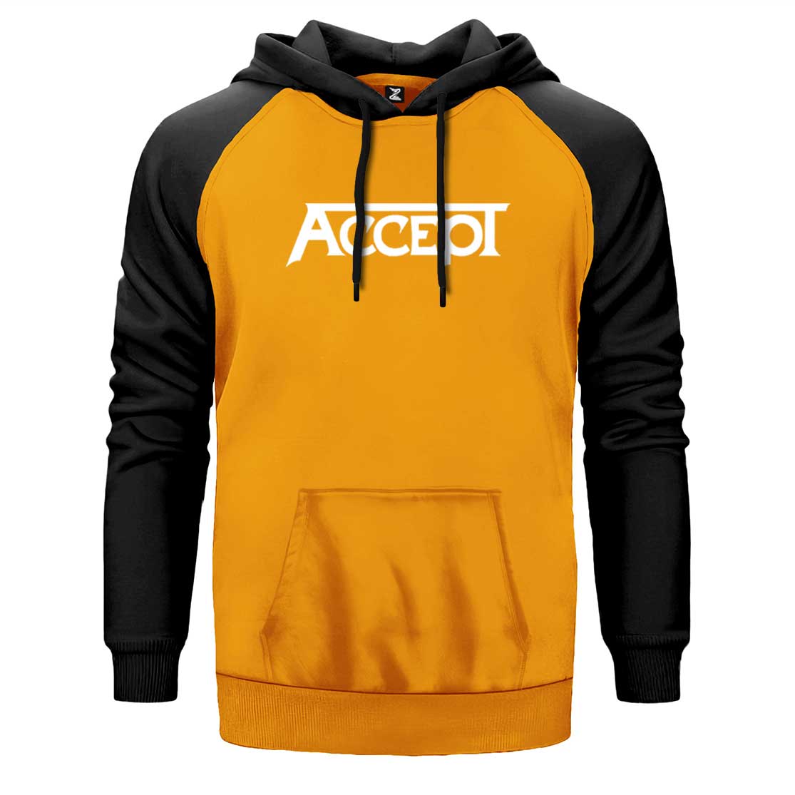 Accept Classic Logo Çift Renk Reglan Kol Sweatshirt