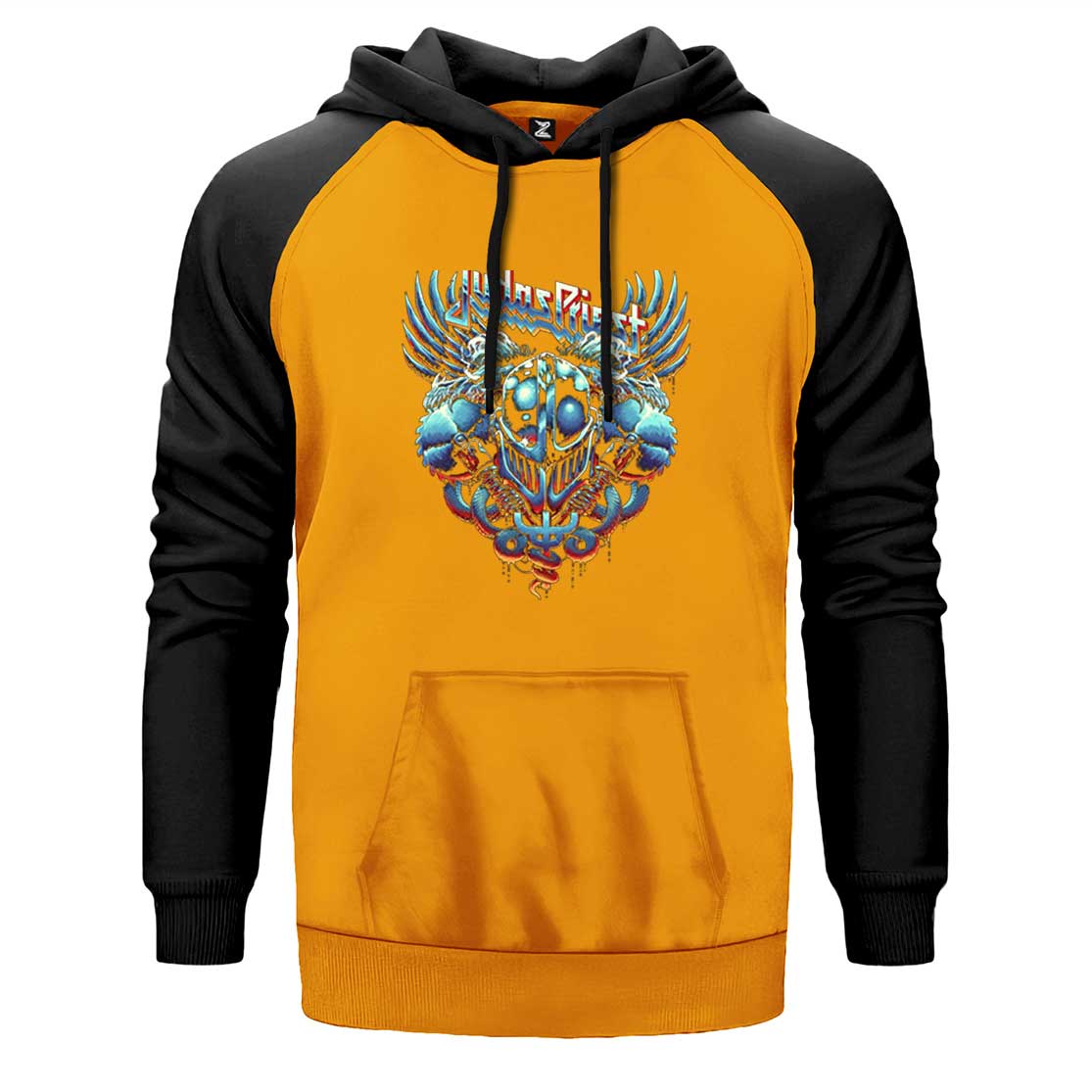 Judas Priest Painkiller Facing Çift Renk Reglan Kol Sweatshirt