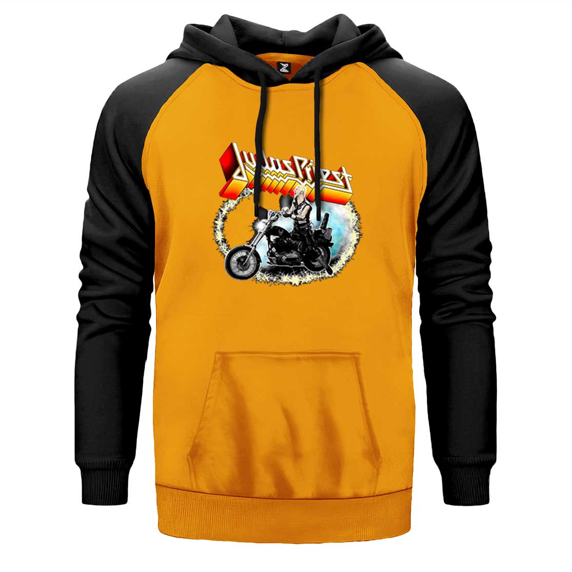 Judas Priest Rob Halford Çift Renk Reglan Kol Sweatshirt