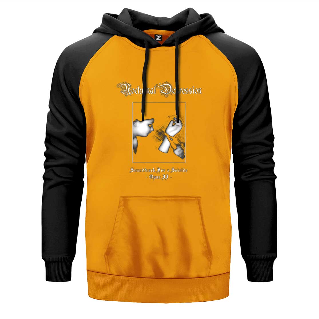 Nocturnal Depression Soundtrack Çift Renk Reglan Kol Sweatshirt
