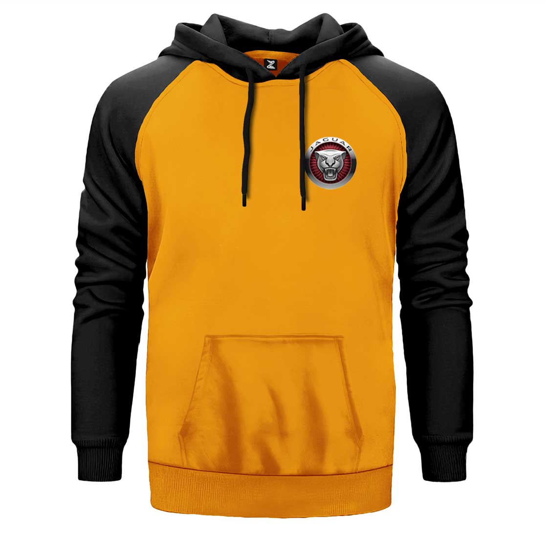 Jaguar Color Logo Çift Renk Reglan Kol Sweatshirt
