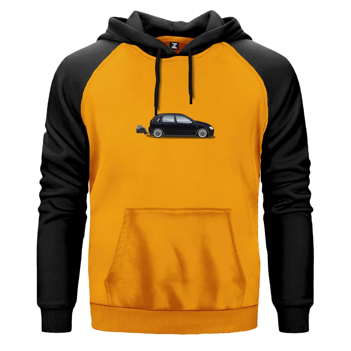 Opel Corsa Çift Renk Reglan Kol Sweatshirt Kapşonlu