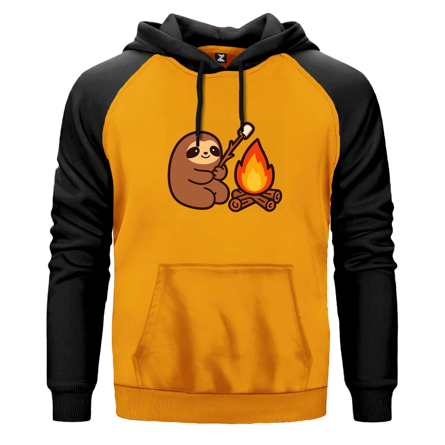 Camp Cute Renkli Reglan Kol Sweatshirt Kapşonlu