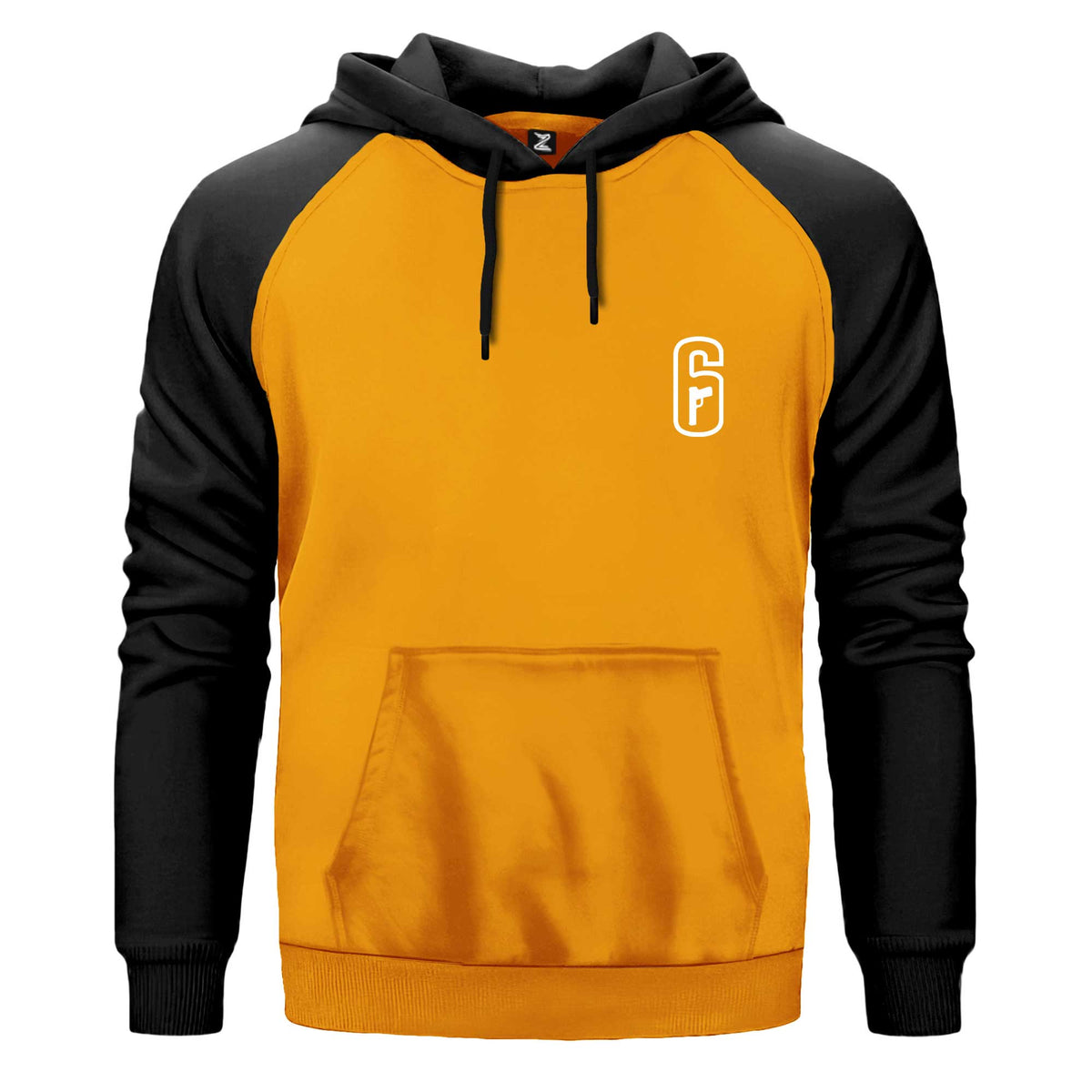 Rainbow Six Amblem White Renkli Reglan Kol Sweatshirt Kapşonlu