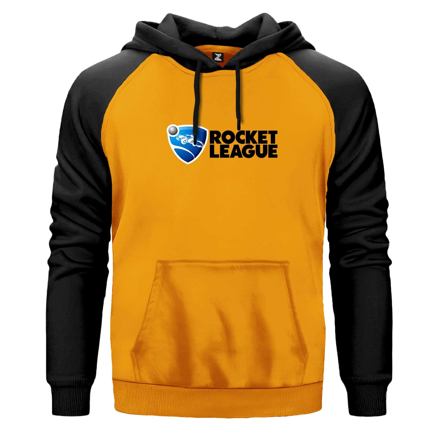 Rocket League Logo Renkli Reglan Kol Sweatshirt Kapşonlu