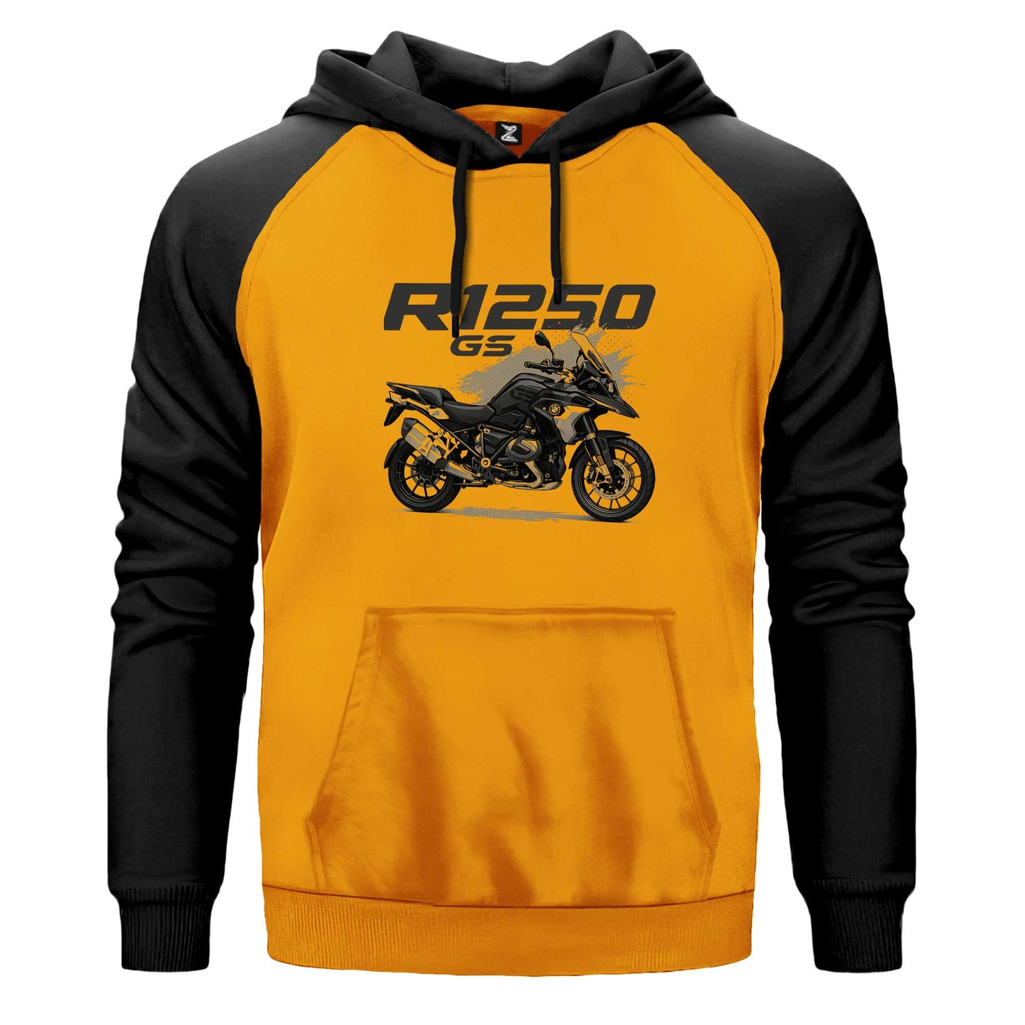 Bmw R1250 GS Siyah Fermuarlı Kapşonlu Sweatshirt