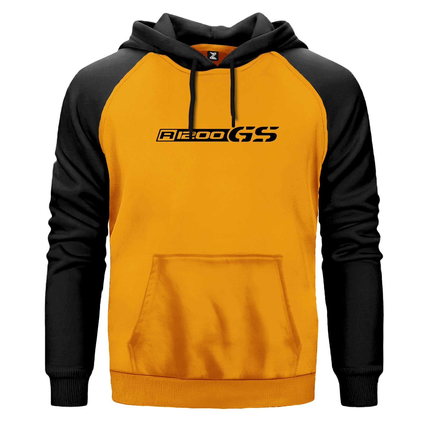 R1200GS Text Logo Siyah Fermuarlı Kapşonlu Sweatshirt