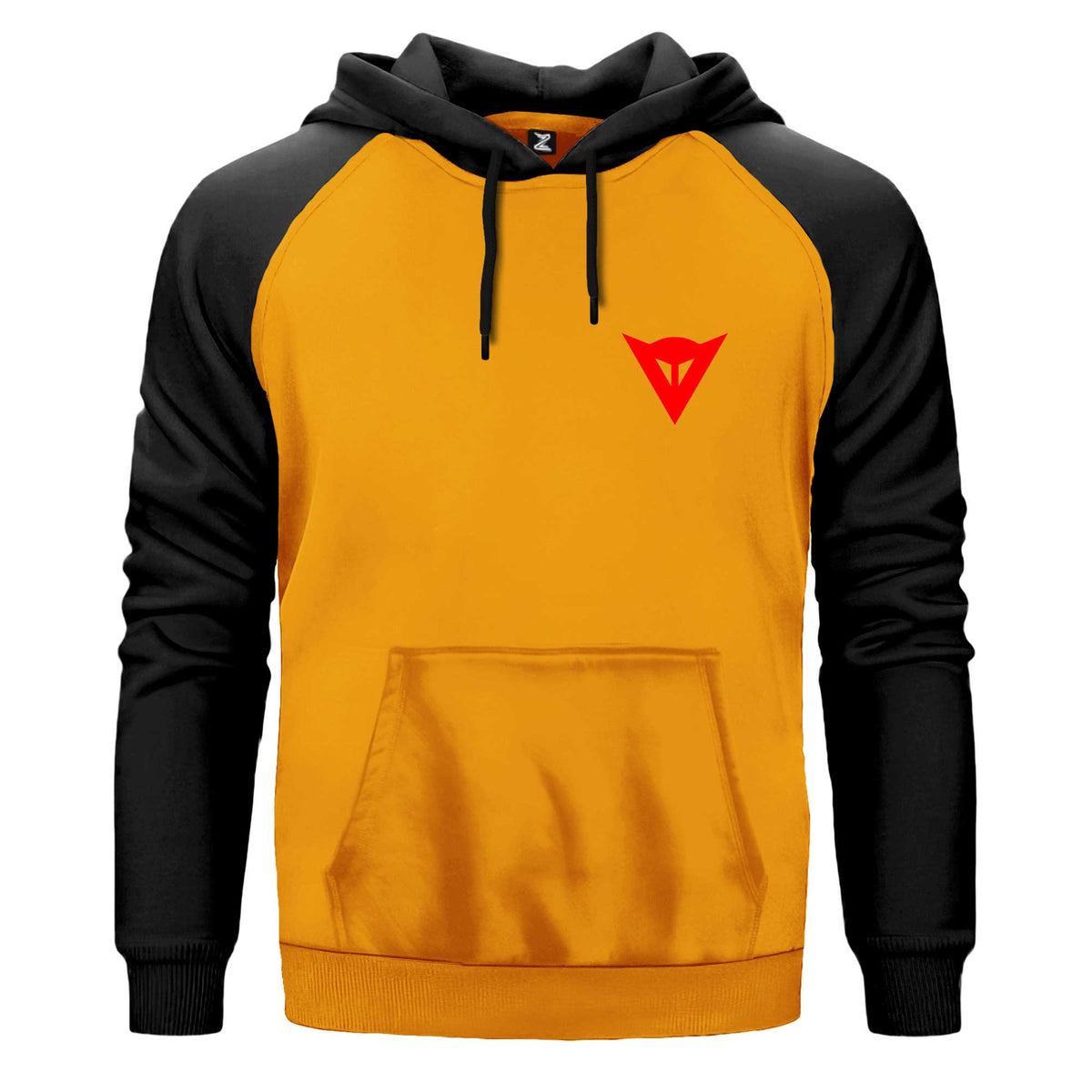 Dainese Red Logo Renkli Reglan Kol Sweatshirt Kapşonlu