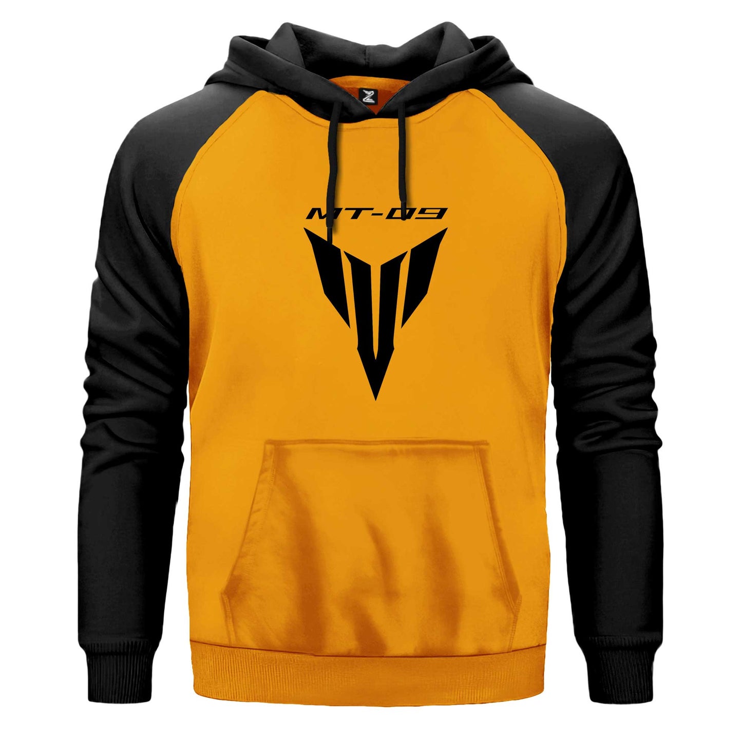 Yamaha MT 09 Logo Siyah Fermuarlı Kapşonlu Sweatshirt
