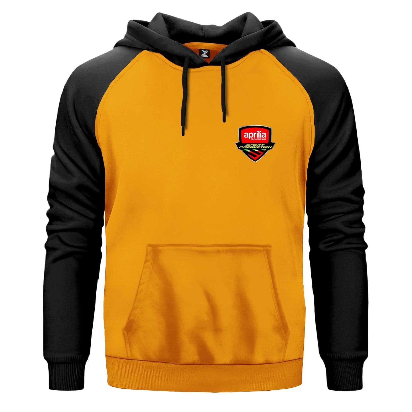 Aprilia Racing Logo Siyah Fermuarlı Kapşonlu Sweatshirt