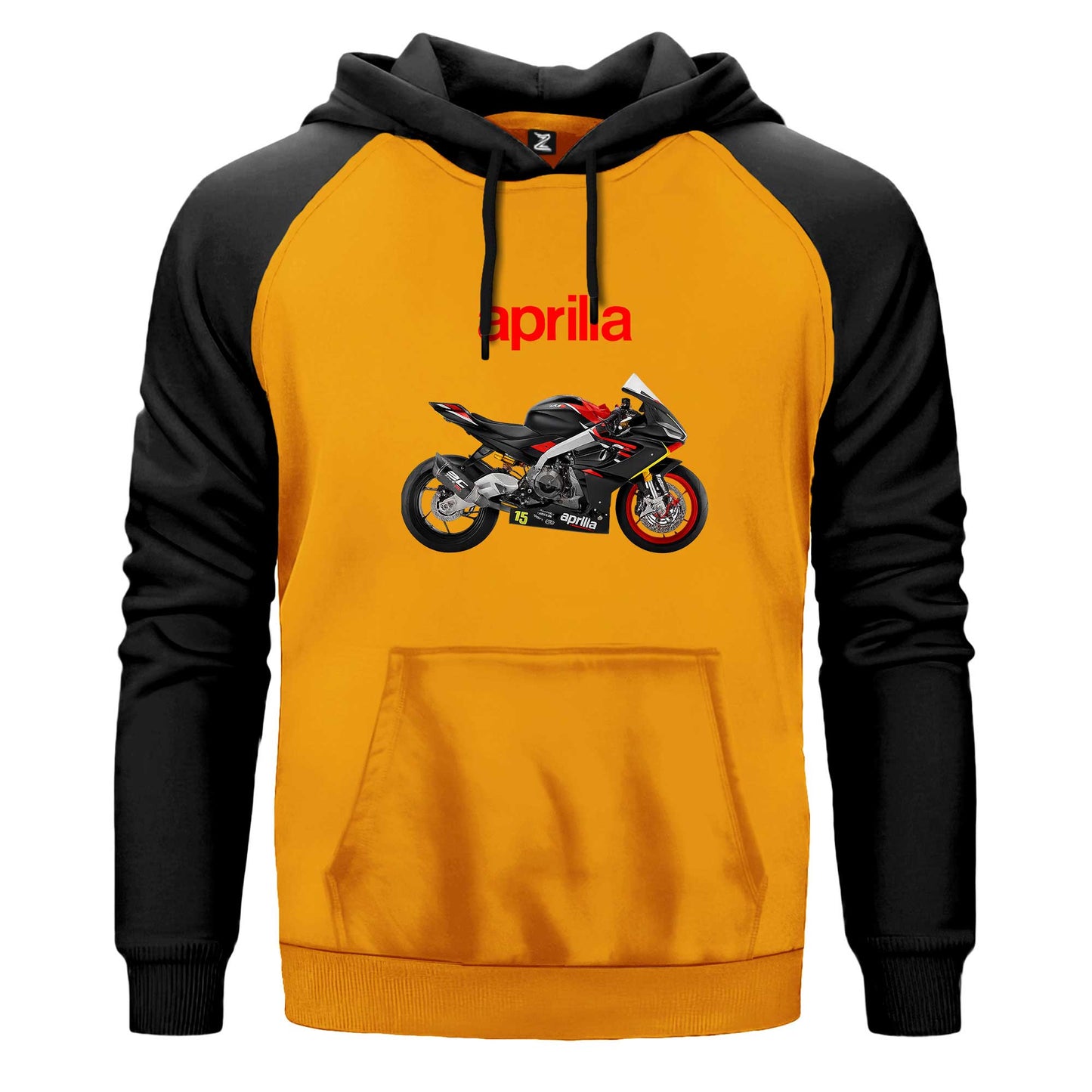 Aprilia 675RS Renkli Reglan Kol Sweatshirt Kapşonlu