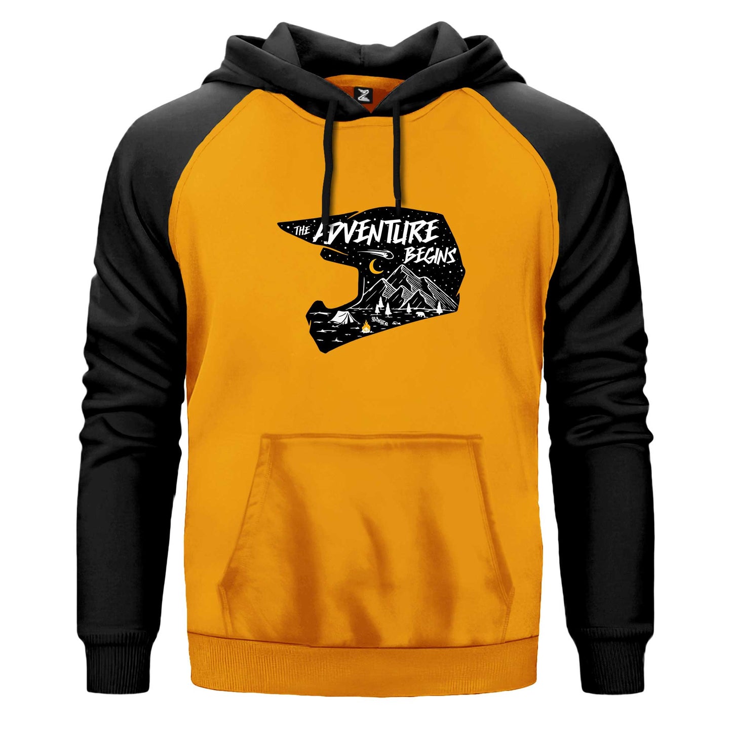 The Adv Entura Begins Renkli Reglan Kol Sweatshirt Kapşonlu