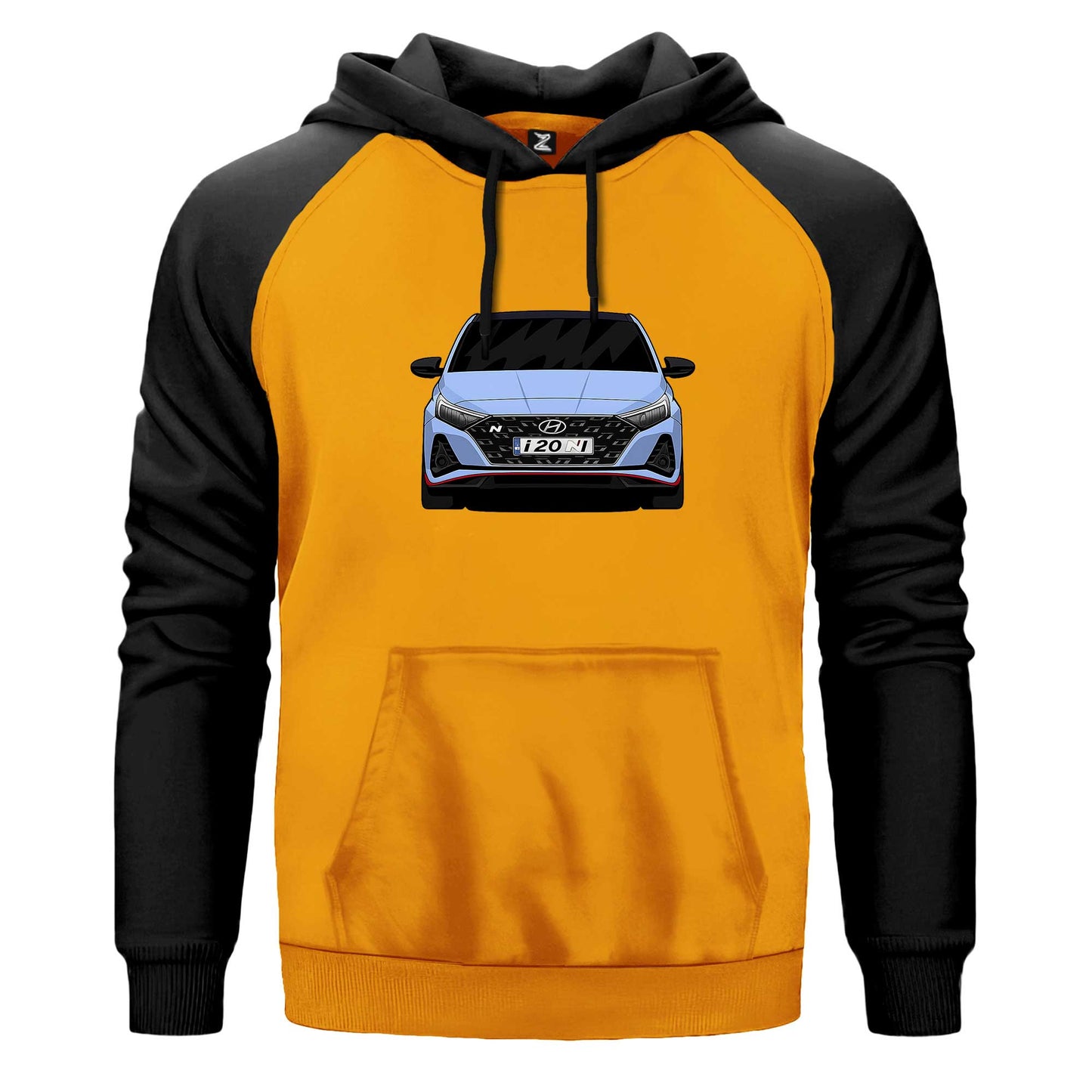 Hyundai İ20N Renkli Reglan Kol Sweatshirt Kapşonlu