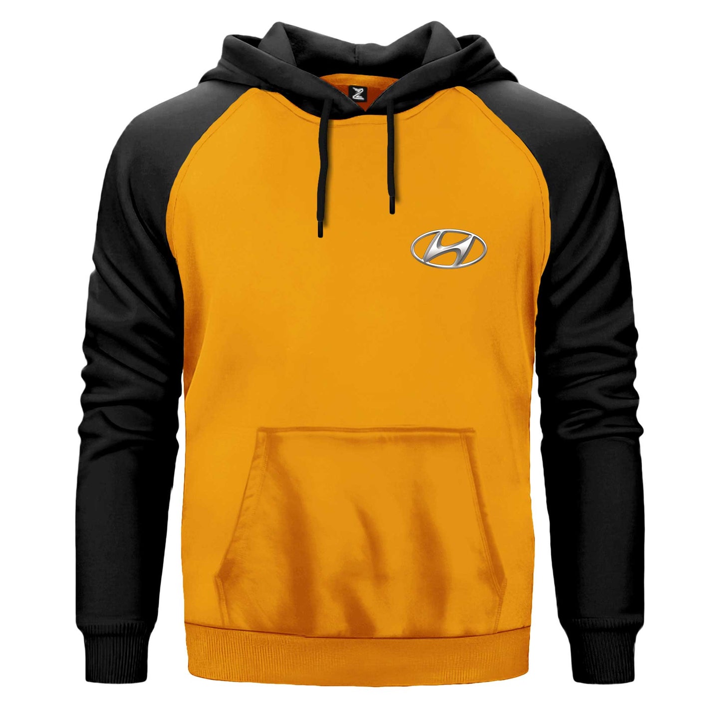 Hyundai Logo Renkli Reglan Kol Sweatshirt Kapşonlu