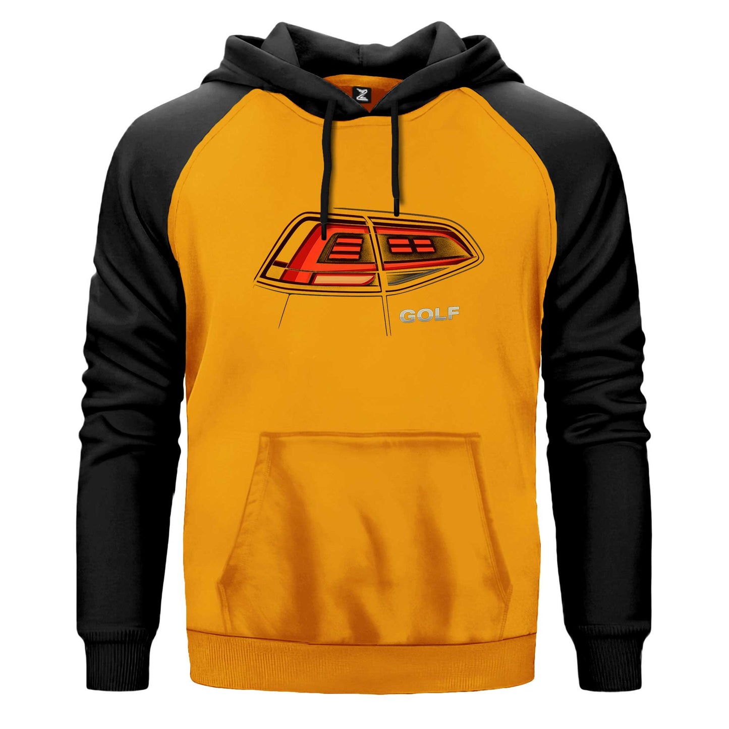 Volksvagen Stop Far Renkli Reglan Kol Sweatshirt Kapşonlu