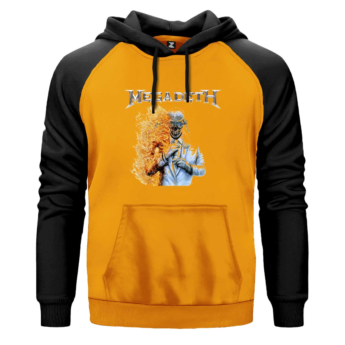 Megadeth Megadeth 2026 Renkli Reglan Kol Sweatshirt Kapşonlu