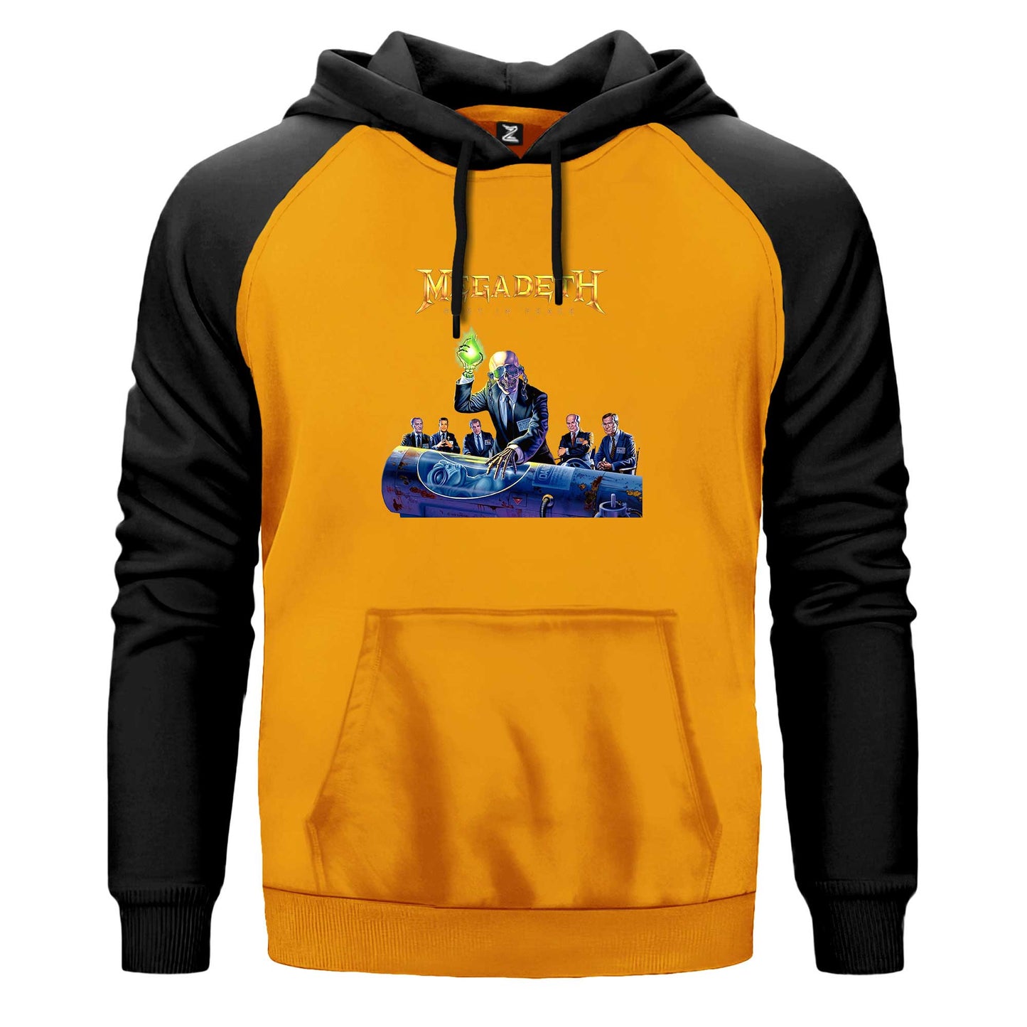 Megadeth Rust İn Peace New Renkli Reglan Kol Sweatshirt Kapşonlu