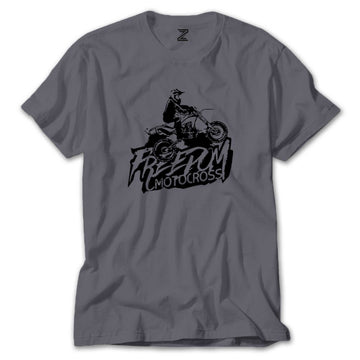 Freedom Motocross Renkli Tişört