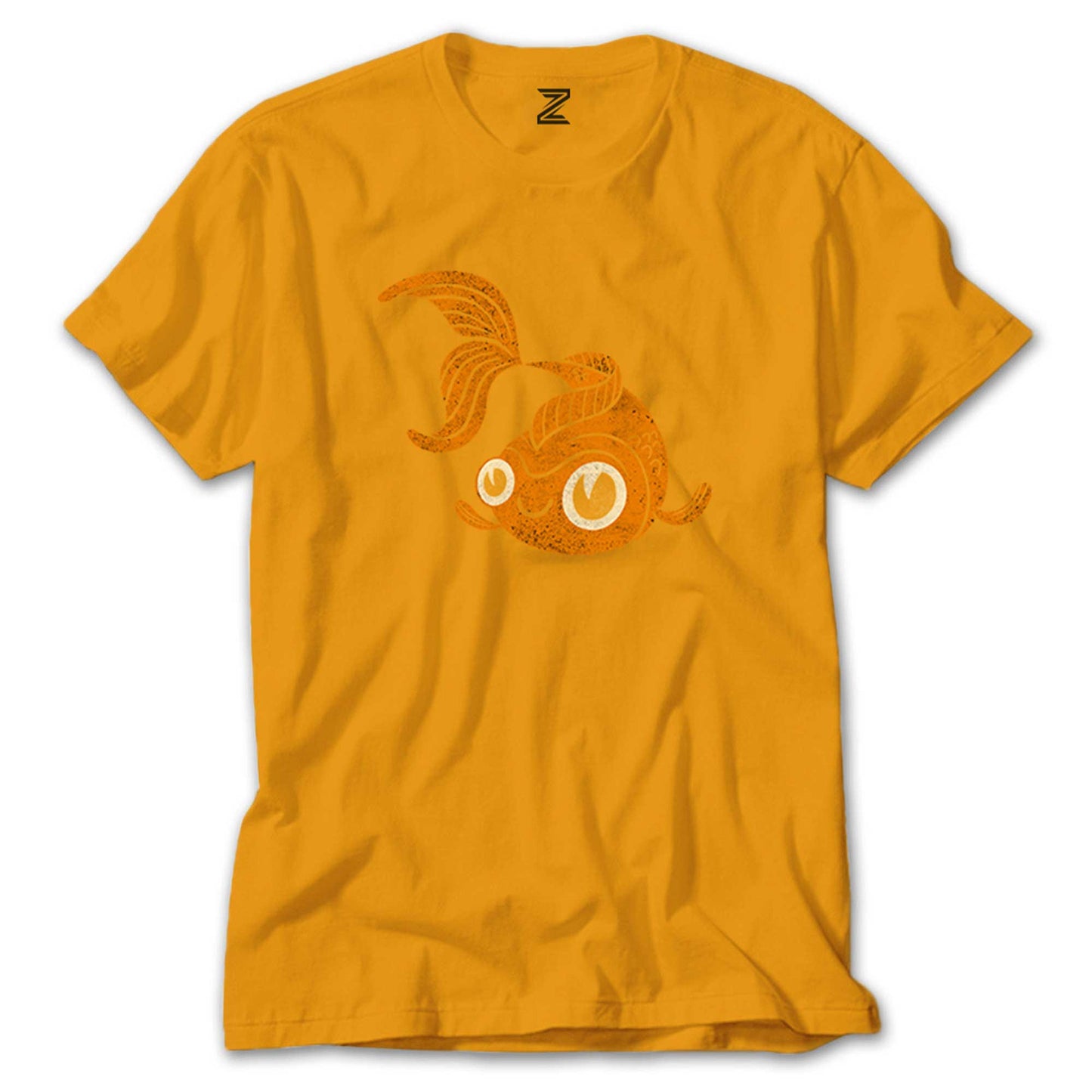 Fish Smiley renkli tişört