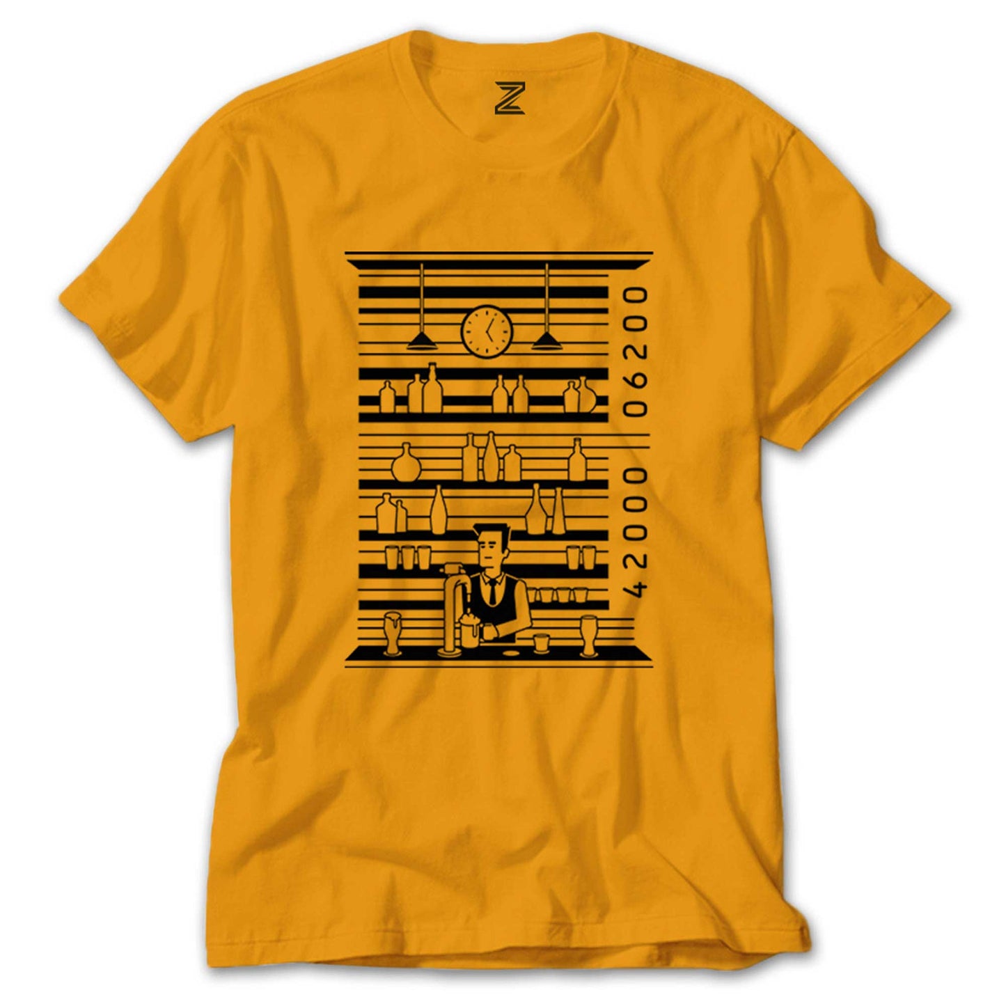 Barkod Man Renkli Tişört