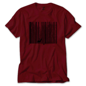 Forest Barcode Renkli Tişört