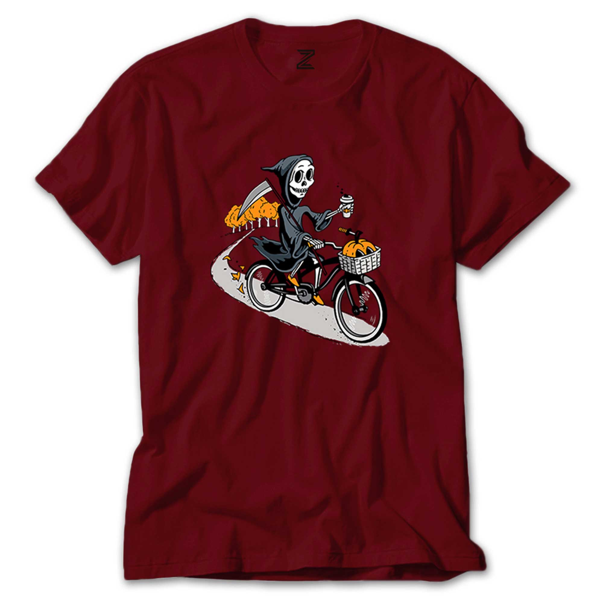 Bike Skeleton Renkli Tişört