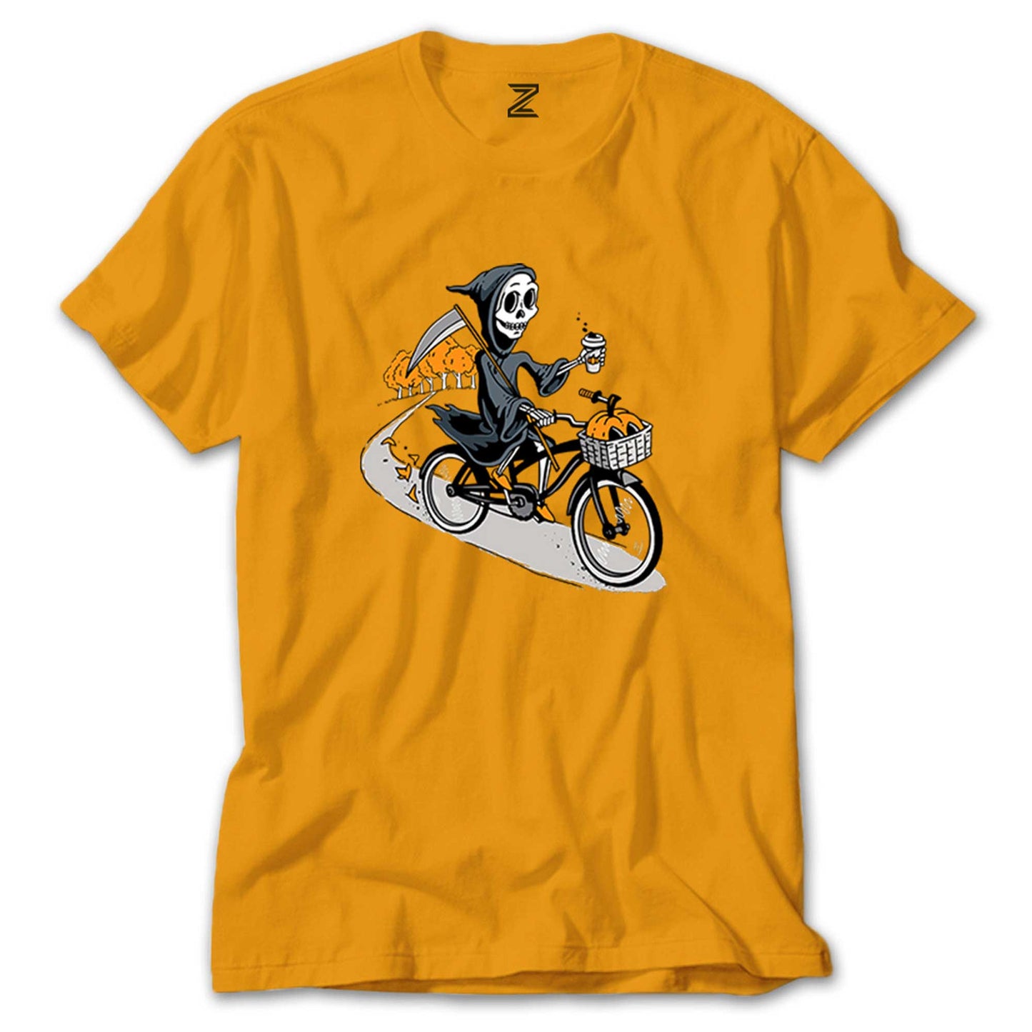 Bike Skeleton Renkli Tişört