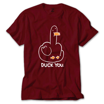 Duck You Renkli Tişört
