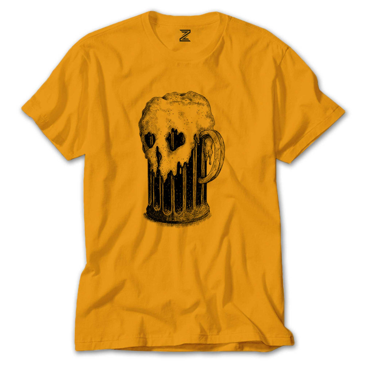 Beer Skull renkli tişört
