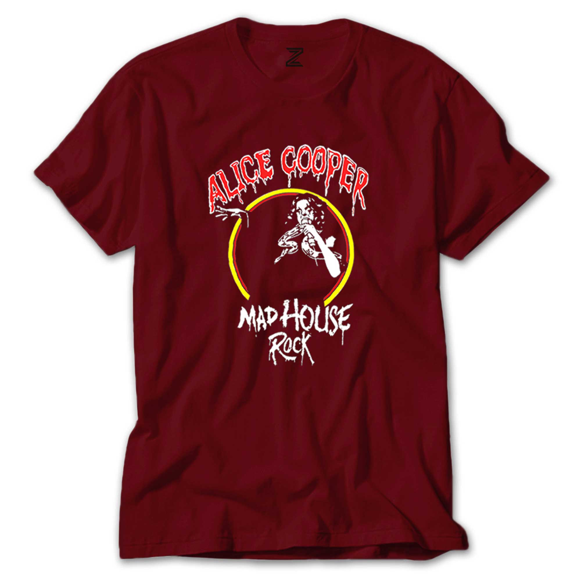 Alice Cooper Mad House Renkli Tişört