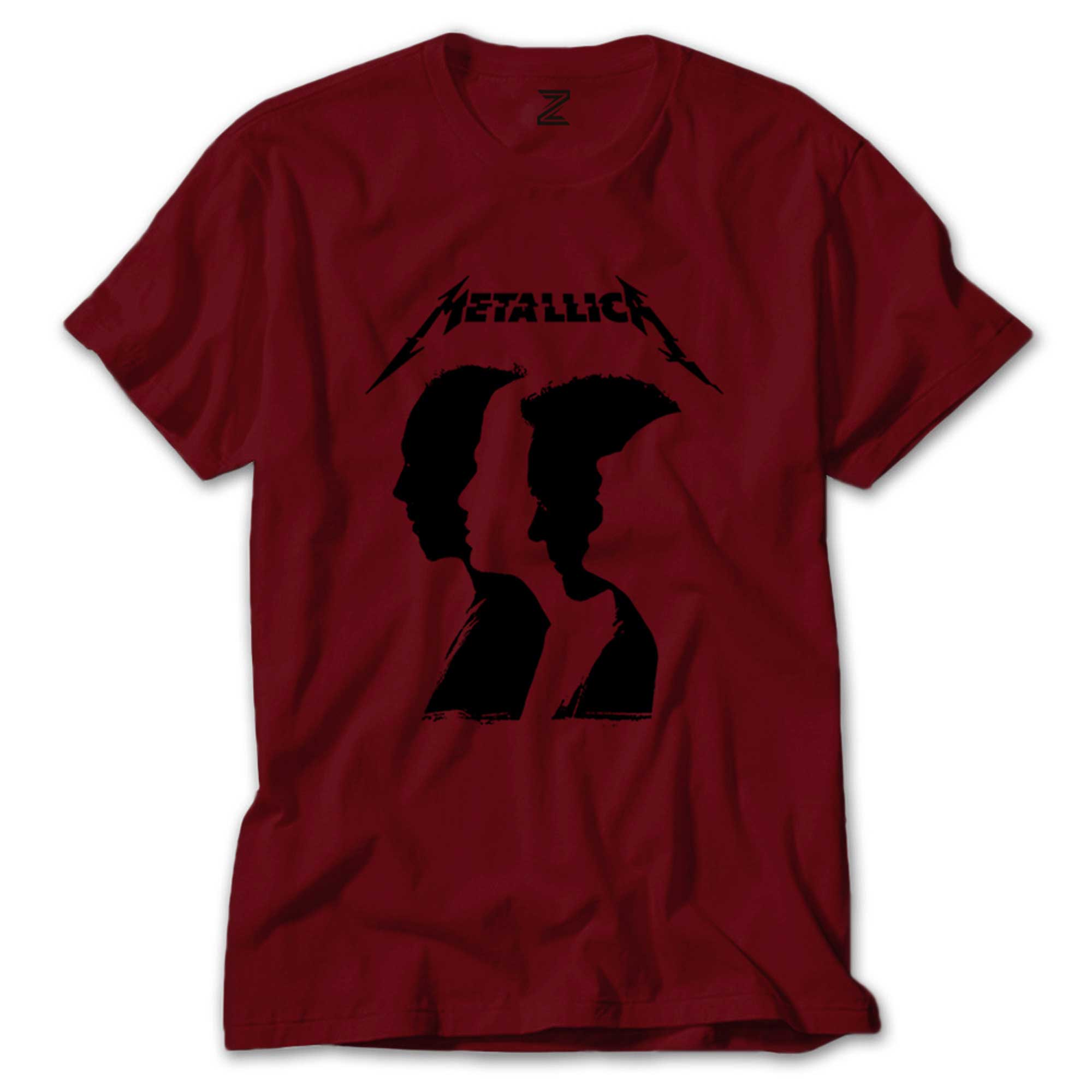 Metallica Group Silhouette Renkli Tişört