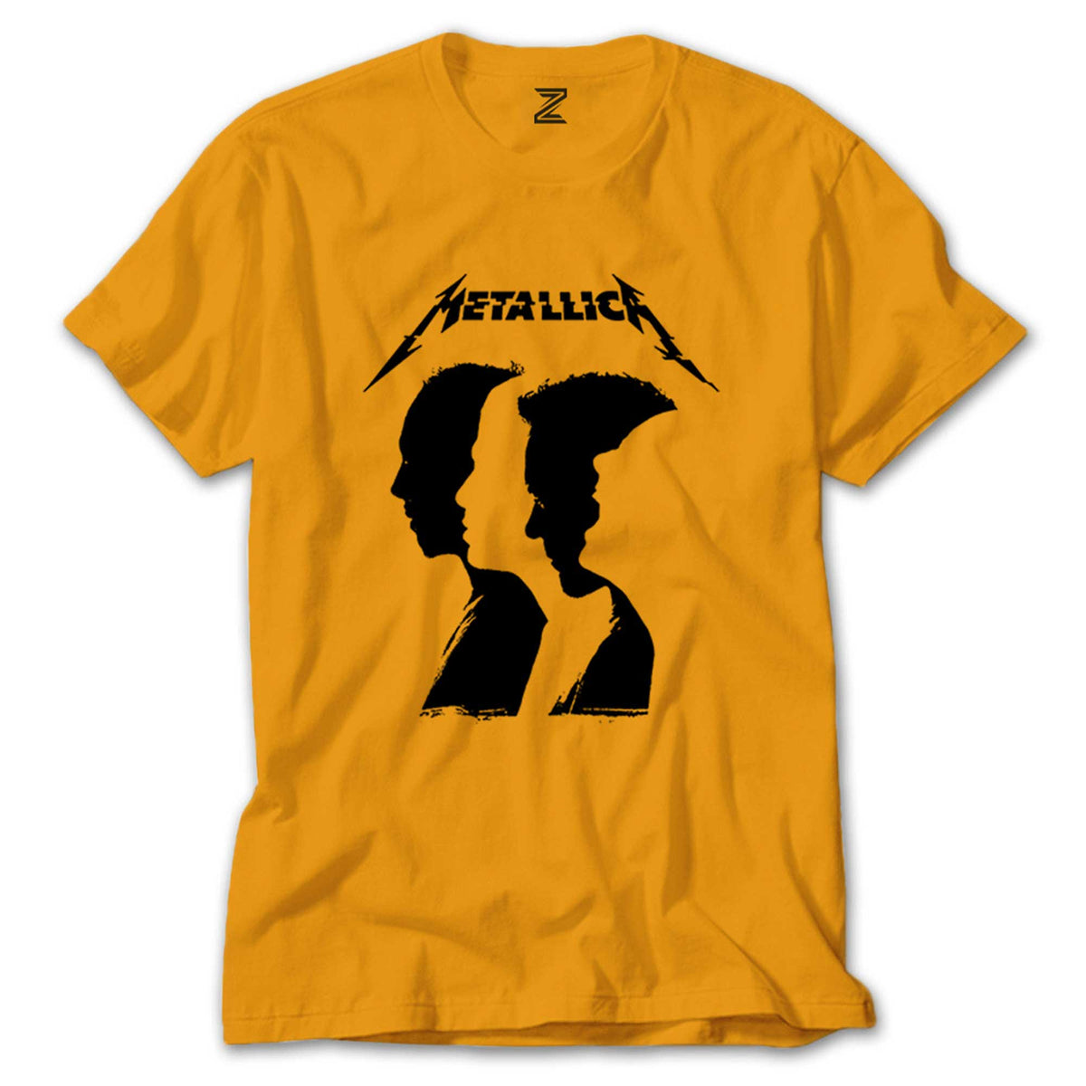 Metallica Group Silhouette renkli tişört