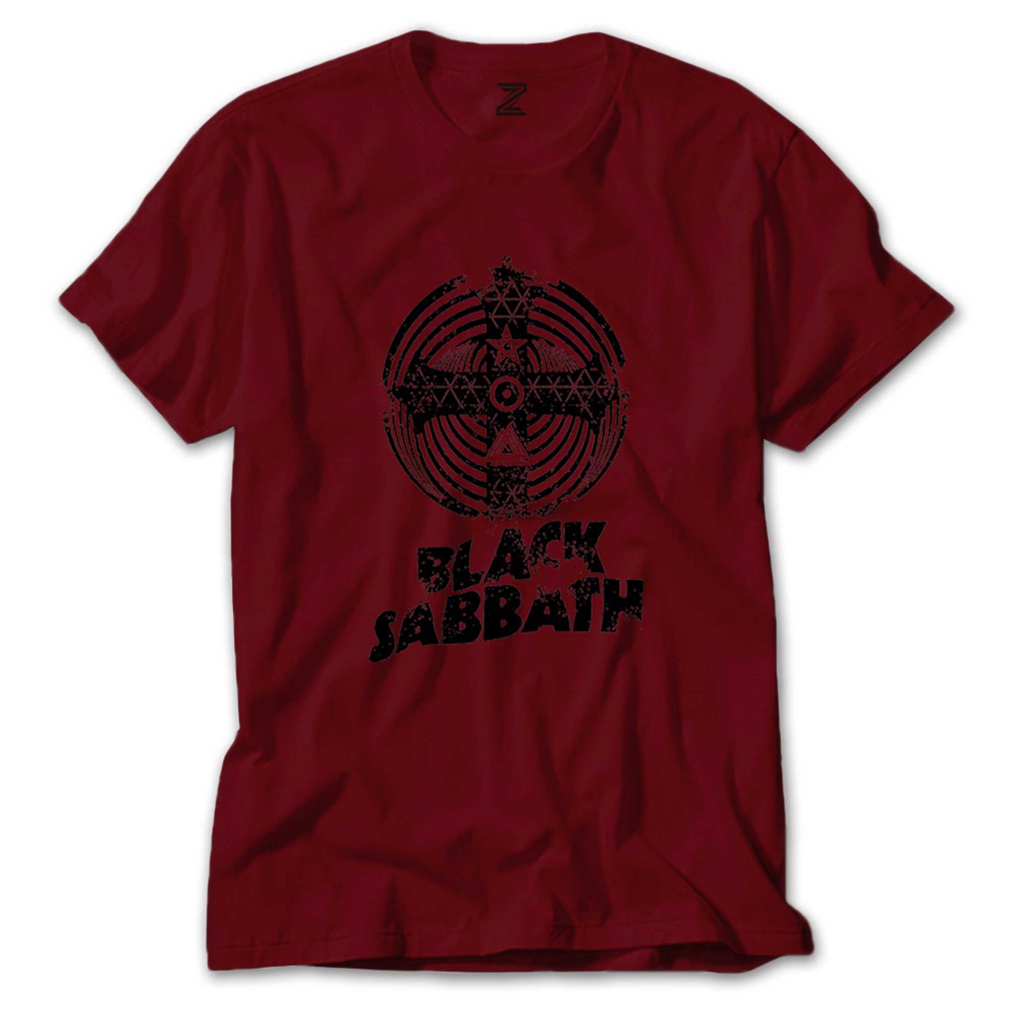Black Sabbath Band Cross Paranoid Renkli Tişört