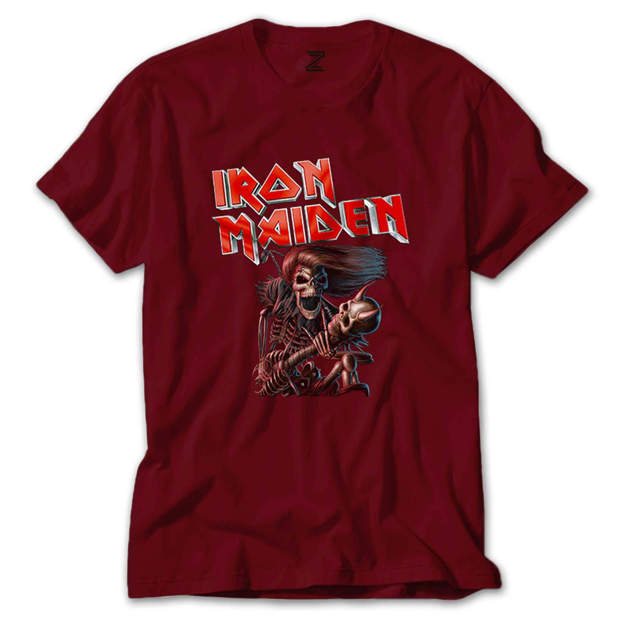 Iron Maiden Skull Renkli Tişört