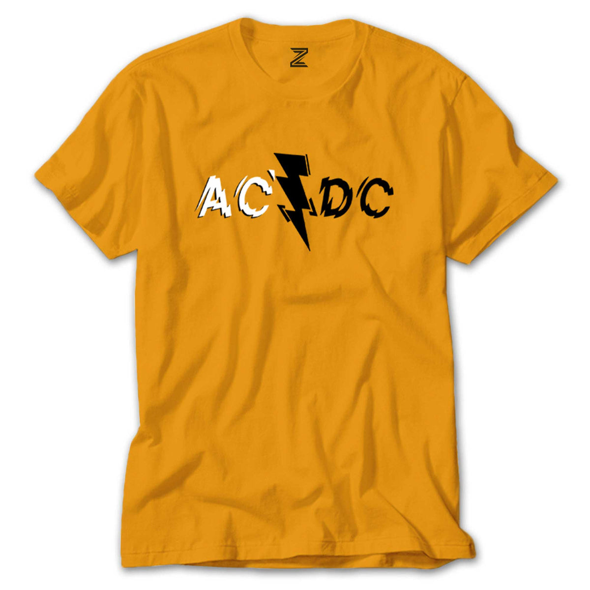 AC DC Lighting Logo renkli tişört