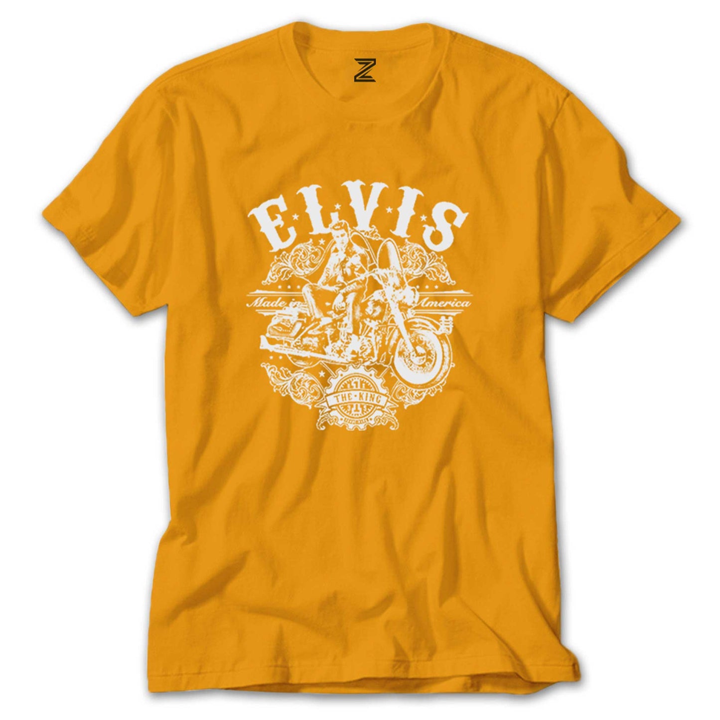 Elvis Made in America Renkli Tişört